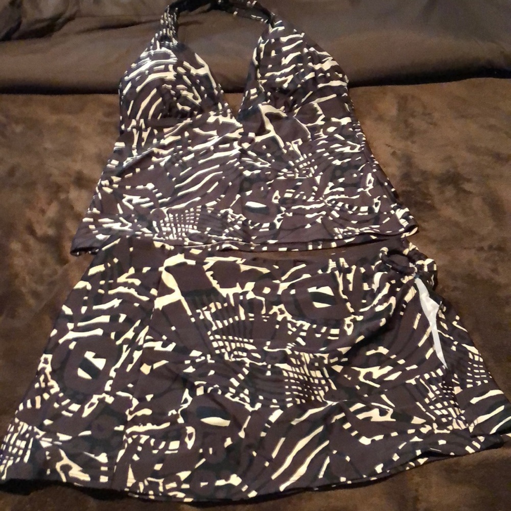 Halter top tankini size 10 bathing suit